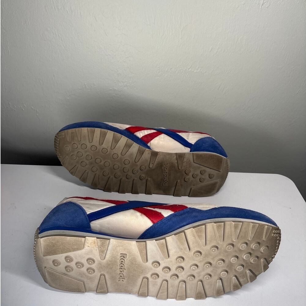 Reebok Paris Runner OG Sneakers Mens 11.5 White/Royal/Red/White Athletic Shoes - Picture 5 of 8